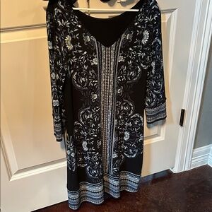 White House Black Market Reversible Patterned Dress